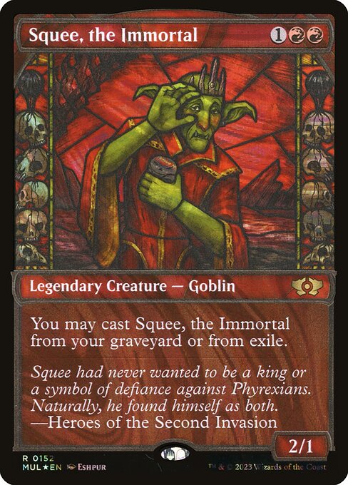 Squee, the Immortal (Halo Foil) - March of the Machine: Multiverse Legends - R - 152
