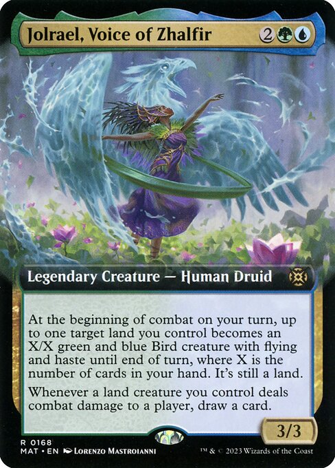 Jolrael, Voice of Zhalfir (Extended Art) - March of the Machine: The Aftermath - R - 168