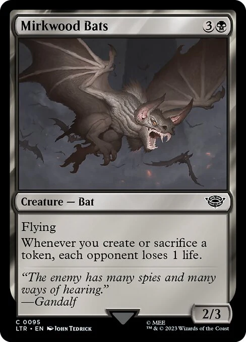 Mirkwood Bats - Universes Beyond: The Lord of the Rings: Tales of Middle-earth - C - 95