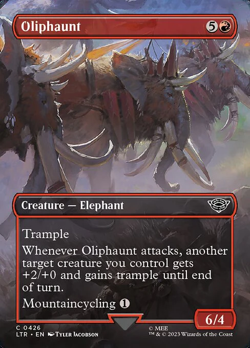Oliphaunt (Borderless) - Universes Beyond: The Lord of the Rings: Tales of Middle-earth - C - 426