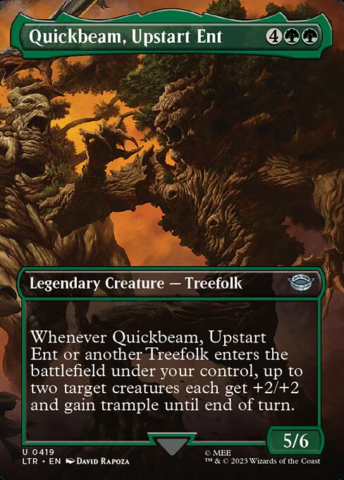 Quickbeam, Upstart Ent (Borderless) - Universes Beyond: The Lord of the Rings: Tales of Middle-earth - U - 419