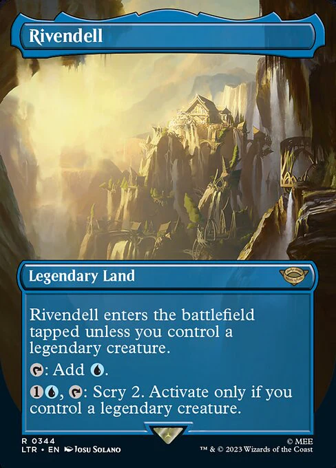 Rivendell (Borderless) - Universes Beyond: The Lord of the Rings: Tales of Middle-earth - R - 344