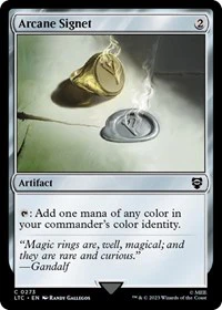 Arcane Signet - Commander: The Lord of the Rings: Tales of Middle-earth - C - 273