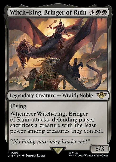 Witch-king, Bringer of Ruin - Universes Beyond: The Lord of the Rings: Tales of Middle-earth - R - 293