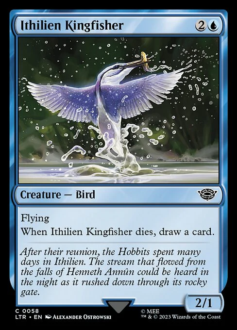 Ithilien Kingfisher - Universes Beyond: The Lord of the Rings: Tales of Middle-earth - C - 58