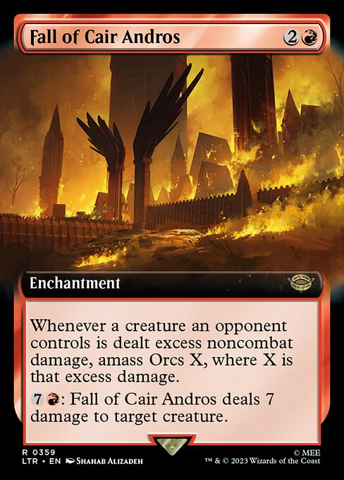 Fall of Cair Andros (Extended Art) - Universes Beyond: The Lord of the Rings: Tales of Middle-earth - R - 359