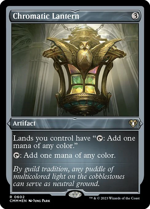 Chromatic Lantern (Foil Etched) - Commander Masters - R - 602