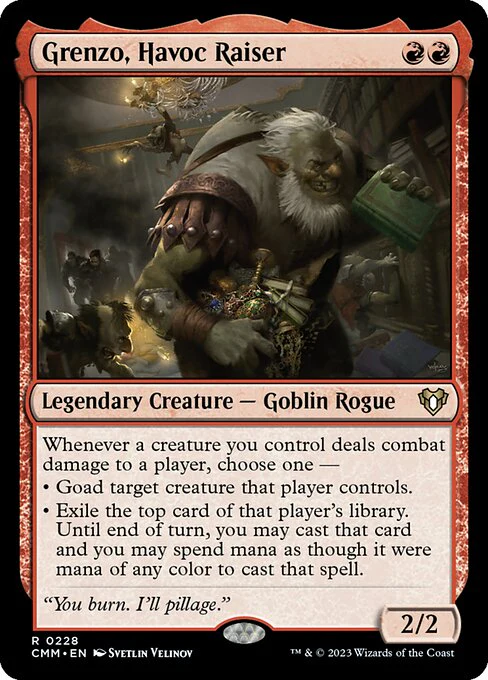 Grenzo, Havoc Raiser - Commander Masters - R - 228