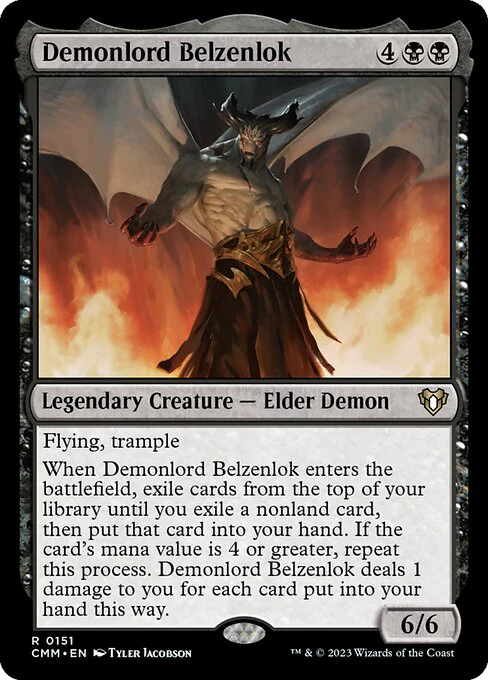 Demonlord Belzenlok - Commander Masters - R - 151