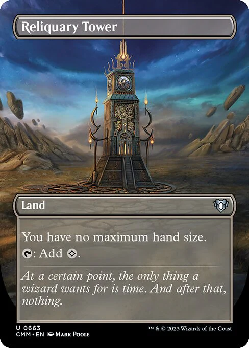 Reliquary Tower (Borderless) - Commander Masters - U - 663