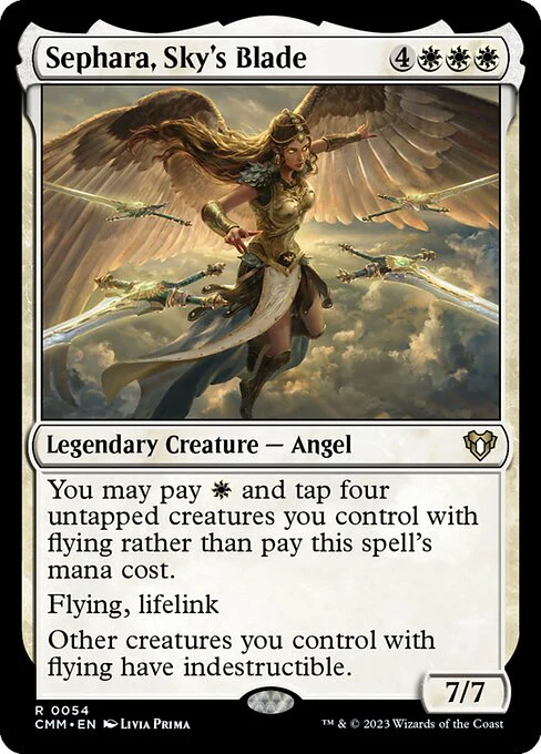 Sephara, Sky's Blade - Commander Masters - R - 54