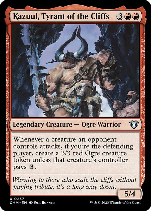 Kazuul, Tyrant of the Cliffs - Commander Masters - U - 237