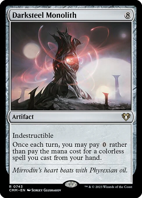 Darksteel Monolith - Commander Masters - R - 743