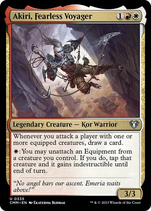 Akiri, Fearless Voyager - Commander Masters - U - 335