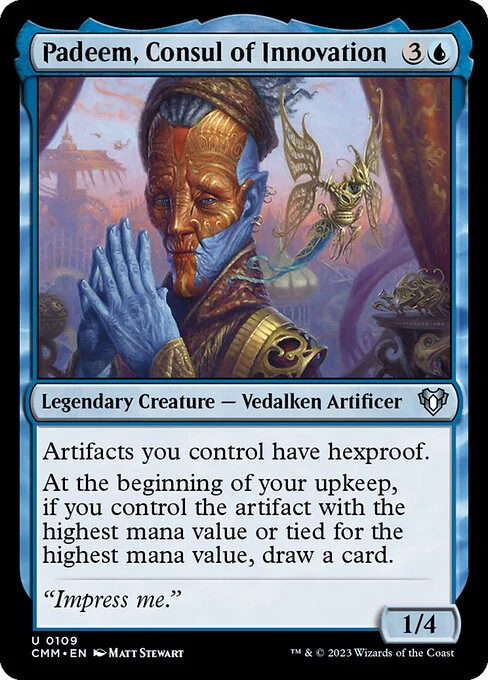 Padeem, Consul of Innovation - Commander Masters - U - 109
