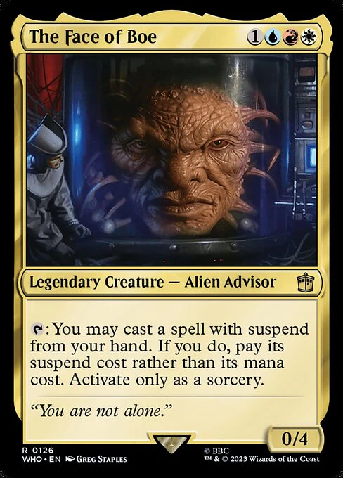 The Face of Boe - Universes Beyond: Doctor Who - R - 126