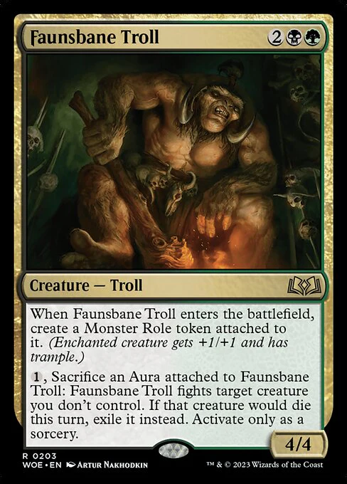Faunsbane Troll - Wilds of Eldraine - R - 203
