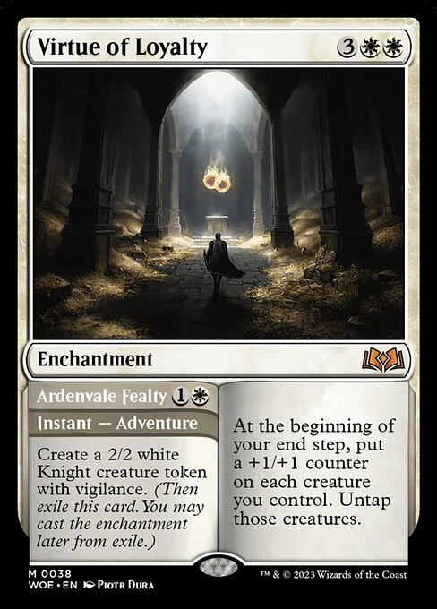 Virtue of Loyalty - Wilds of Eldraine - M - 38