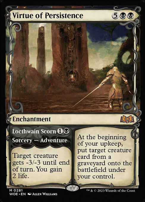 Virtue of Persistence (Showcase) - Wilds of Eldraine - M - 281