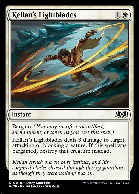 Kellan's Lightblades - Wilds of Eldraine - C - 18