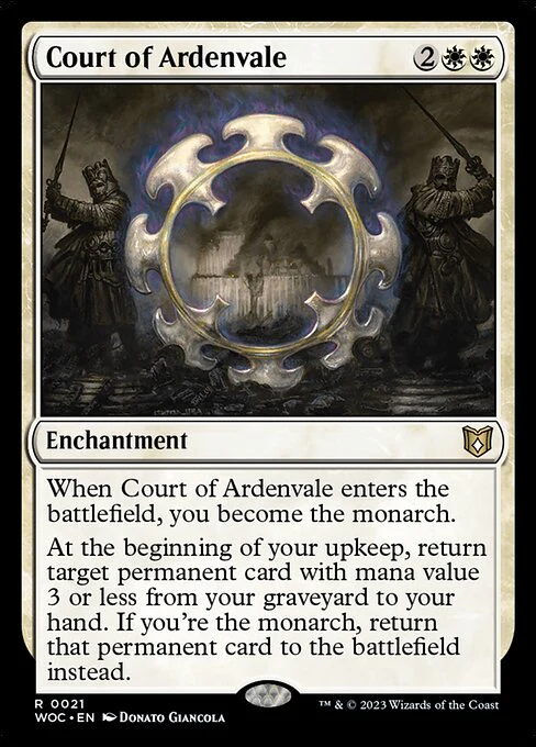 Court of Ardenvale - Commander: Wilds of Eldraine - R - 21