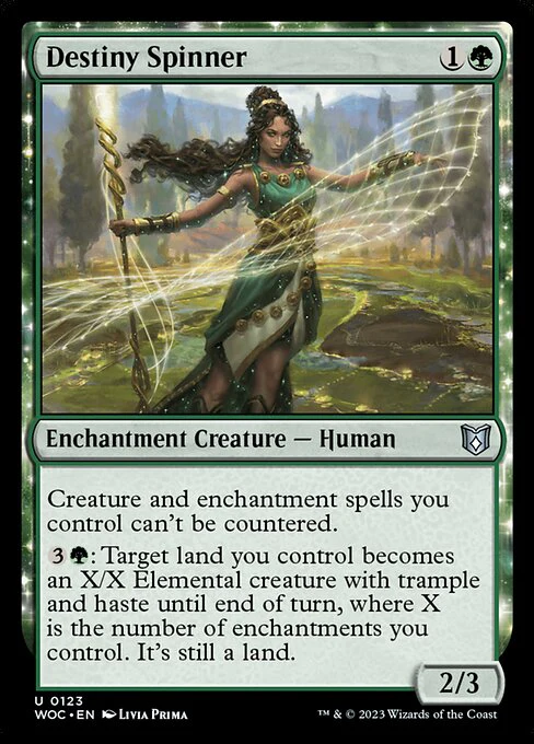 Destiny Spinner - Commander: Wilds of Eldraine - U - 123