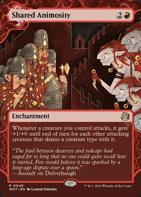 Shared Animosity - Wilds of Eldraine: Enchanting Tales - R - 49