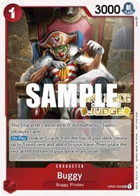 Buggy (Judge Pack Vol. 2) - One Piece Promotion Cards - PR - OP03-008