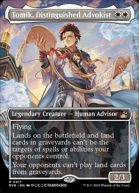 Tomik, Distinguished Advokist (Anime Borderless) - Ravnica Remastered - R - 417