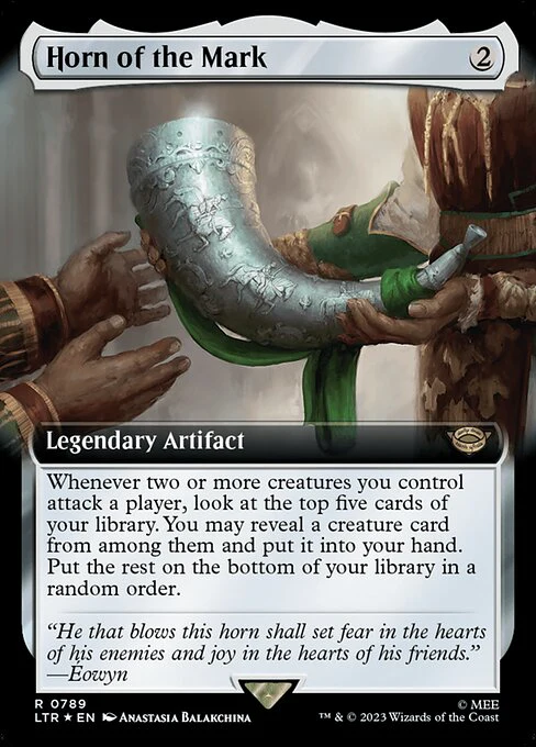 Horn of the Mark (Extended Art) (Surge Foil) - Universes Beyond: The Lord of the Rings: Tales of Middle-earth - R - 789