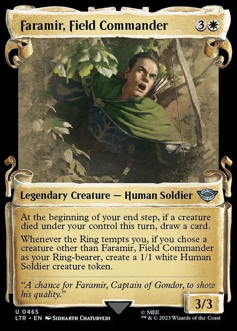 Faramir, Field Commander (Showcase Scrolls) - Universes Beyond: The Lord of the Rings: Tales of Middle-earth - U - 465