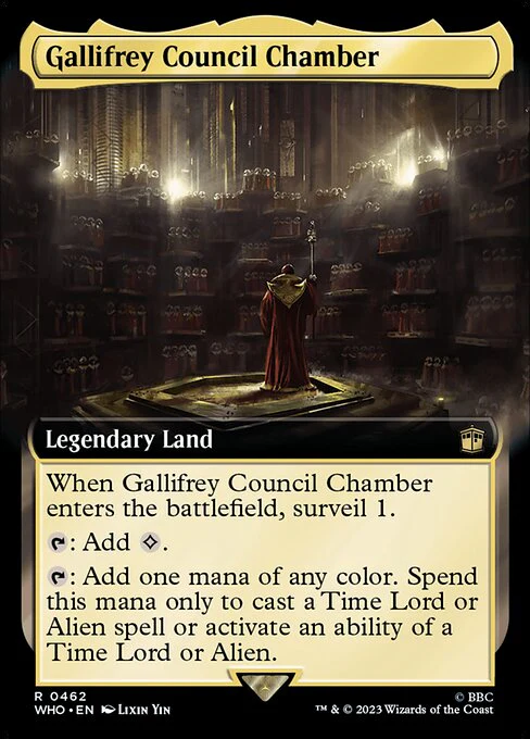 Gallifrey Council Chamber (Extended Art) - Universes Beyond: Doctor Who - R - 462