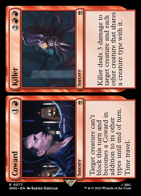 Coward // Killer - Universes Beyond: Doctor Who - R - 77