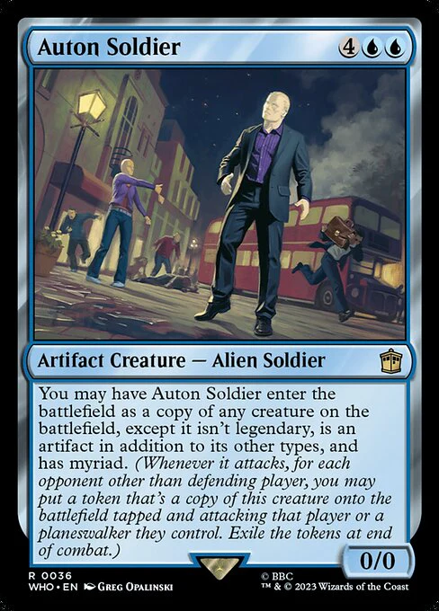 Auton Soldier - Universes Beyond: Doctor Who - R - 36