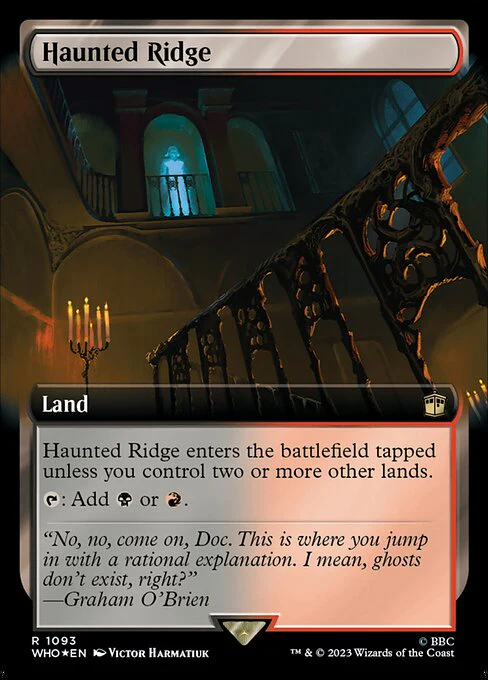 Haunted Ridge (Extended Art) (Surge Foil) - Universes Beyond: Doctor Who - R - 1093