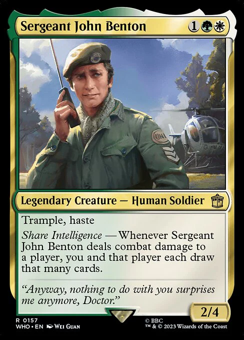 Sergeant John Benton - Universes Beyond: Doctor Who - R - 157