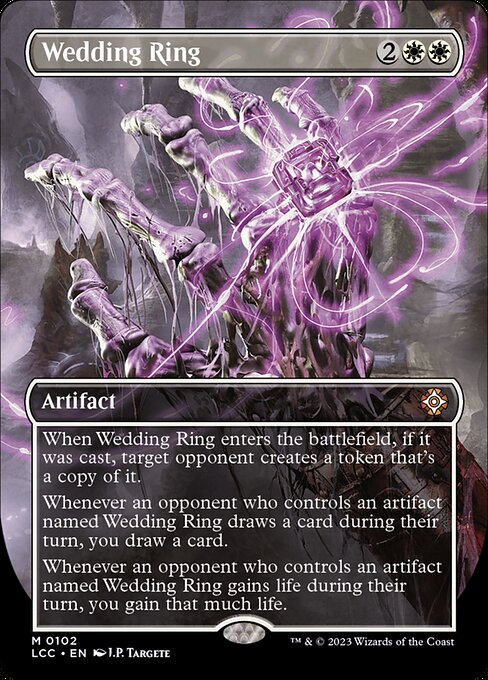 Wedding Ring (Borderless) - Commander: The Lost Caverns of Ixalan - M - 102