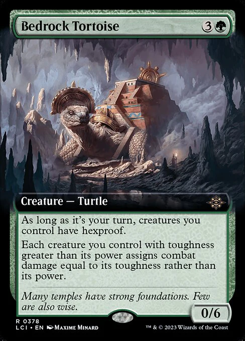 Bedrock Tortoise (Extended Art) - The Lost Caverns of Ixalan - R - 378