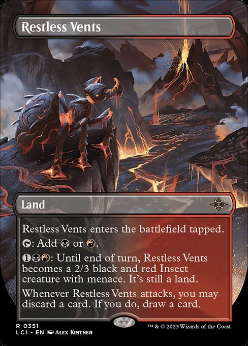 Restless Vents (Borderless) - The Lost Caverns of Ixalan - R - 351