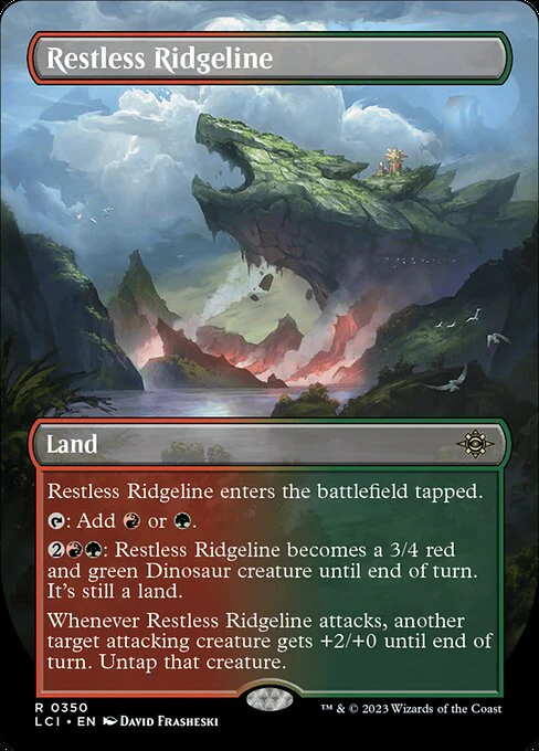 Restless Ridgeline (Borderless) - The Lost Caverns of Ixalan - R - 350