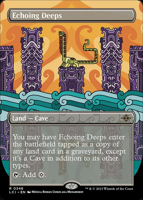 Echoing Deeps (Borderless) - The Lost Caverns of Ixalan - R - 346 - Image 2