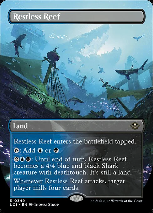 Restless Reef (Borderless) - The Lost Caverns of Ixalan - R - 349