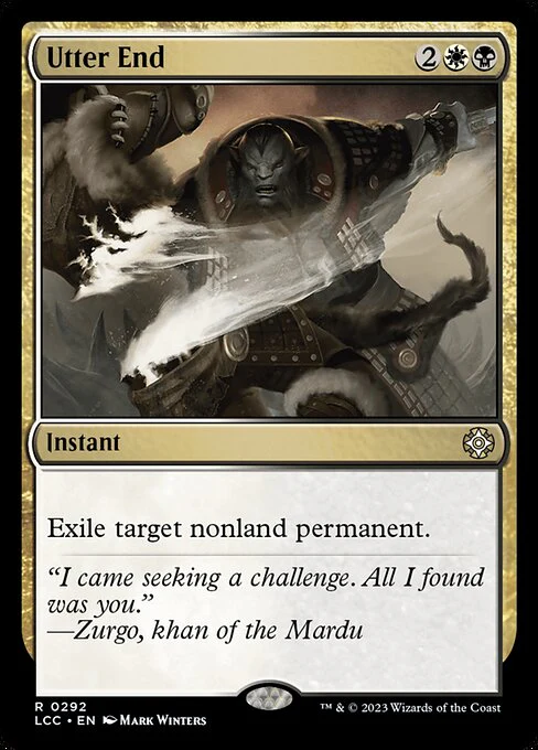 Utter End - Commander: The Lost Caverns of Ixalan - R - 292
