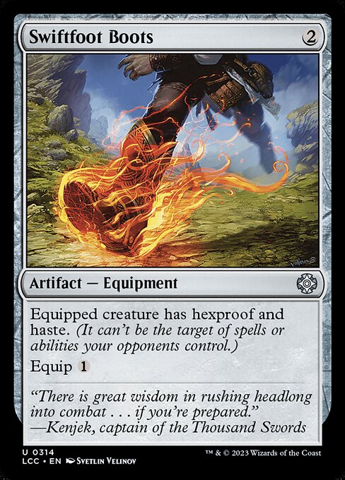 Swiftfoot Boots - Commander: The Lost Caverns of Ixalan - U - 314