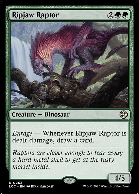 Ripjaw Raptor - Commander: The Lost Caverns of Ixalan - R - 253