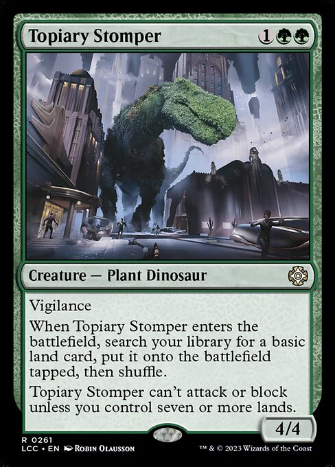 Topiary Stomper - Commander: The Lost Caverns of Ixalan - R - 261