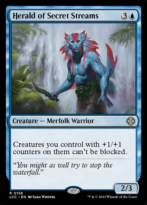 Herald of Secret Streams - Commander: The Lost Caverns of Ixalan - R - 158