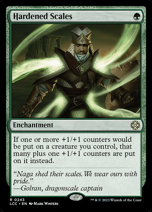Hardened Scales - Commander: The Lost Caverns of Ixalan - R - 243