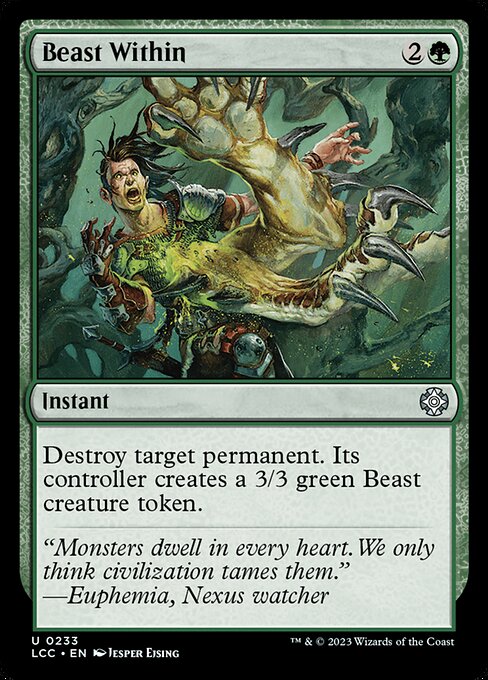 Beast Within - Commander: The Lost Caverns of Ixalan - U - 233