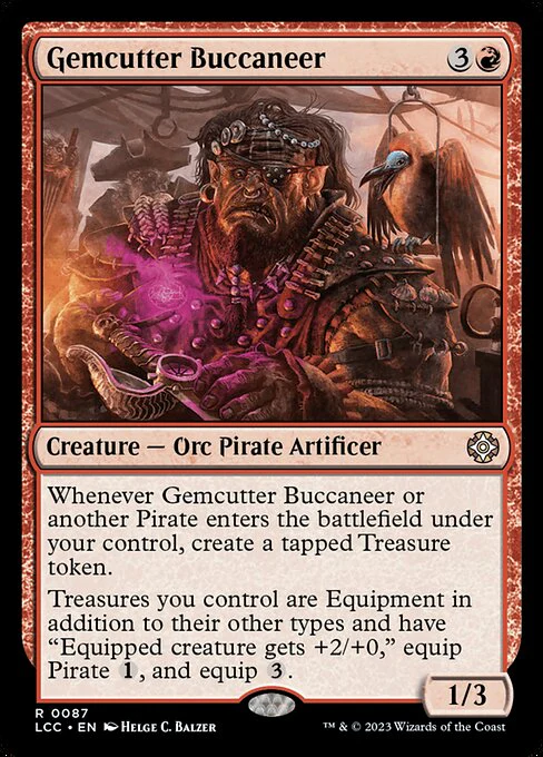 Gemcutter Buccaneer - Commander: The Lost Caverns of Ixalan - R - 87